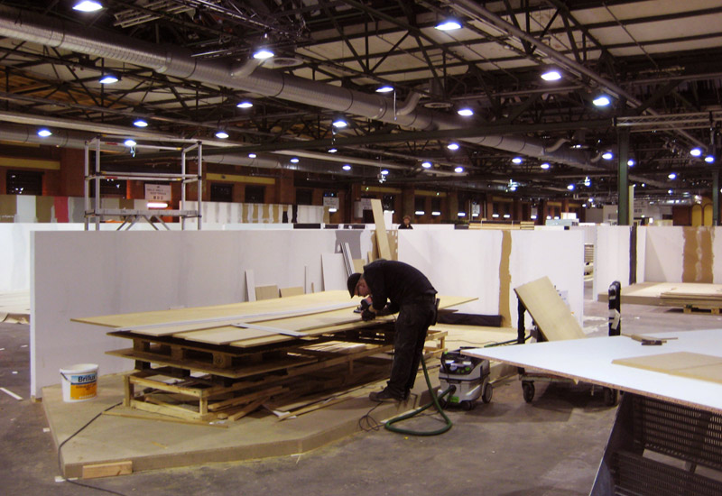 prozess des kulissenbaus