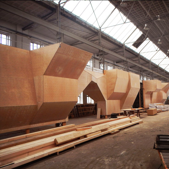 Ladenaufbau holzarbeiten